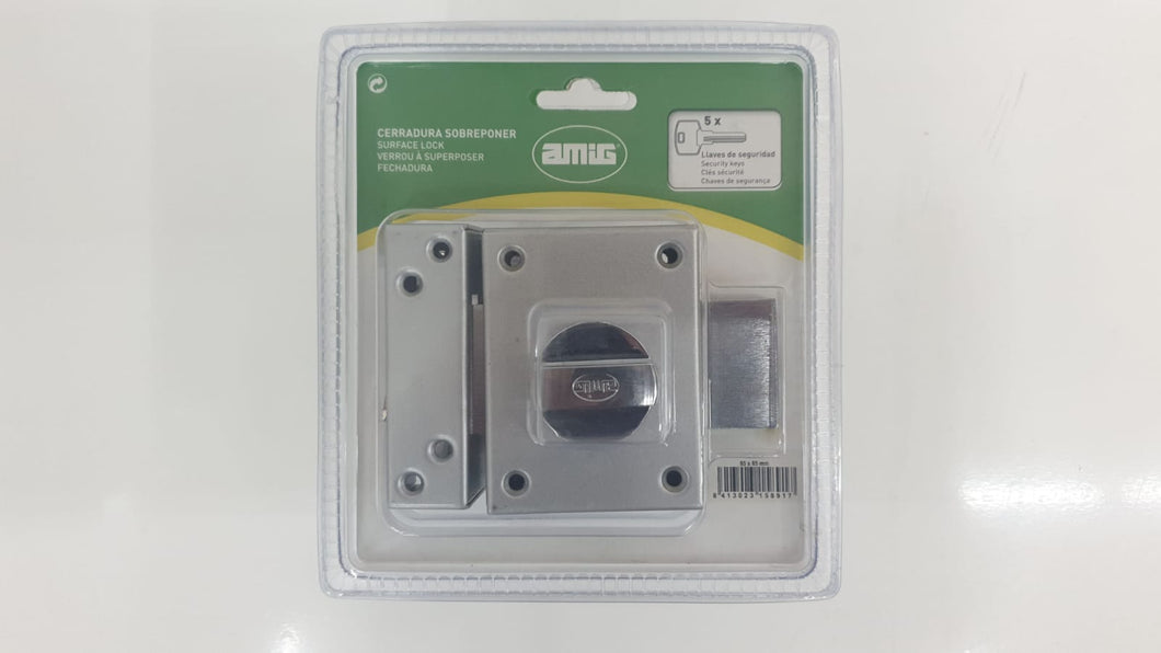 AMIG CERRADURA 85 PLATA