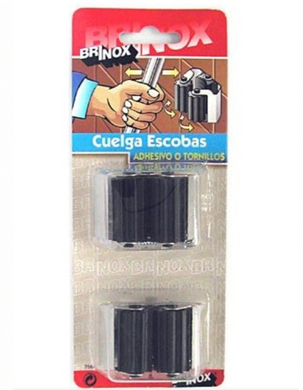 BRINOX CUELGA ESCOBAS BL 7064