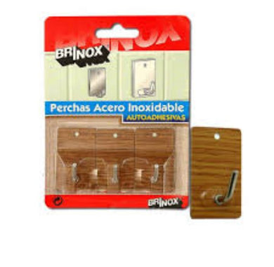 BRINOX PERCHA  MADERA 7026