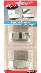 BRINOX PERCHA CROMADO 2UD 7044