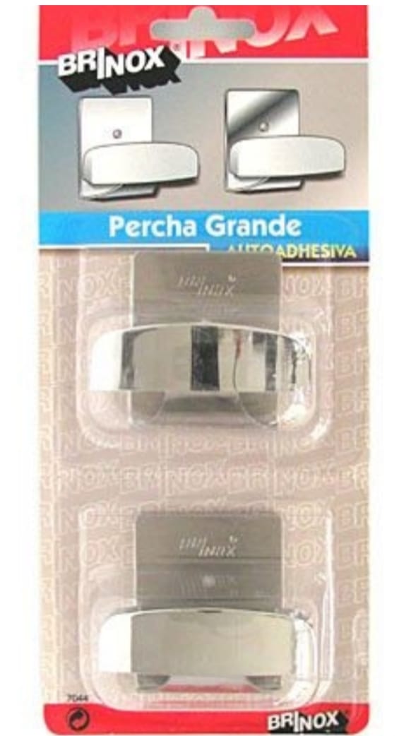 BRINOX PERCHA CROMADO 2UD 7044