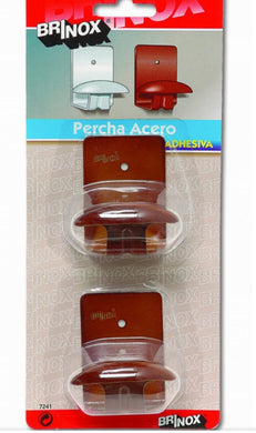 BRINOX PERCHA PORCELA 2UD 7241