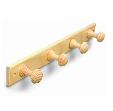 BRINOX PERCHA PINO 4 POMOS