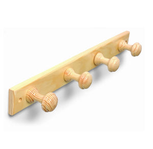 BRINOX PERCHA PINO 4 POMOS