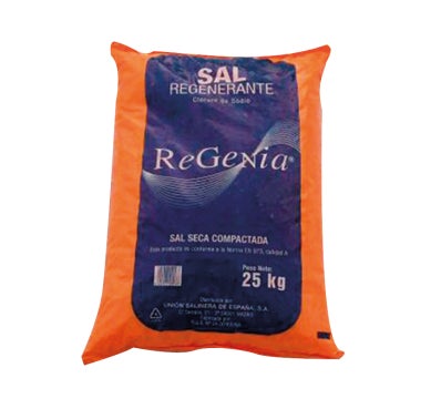 Palet de 40 sacos de 25 kg de sal REGENIA