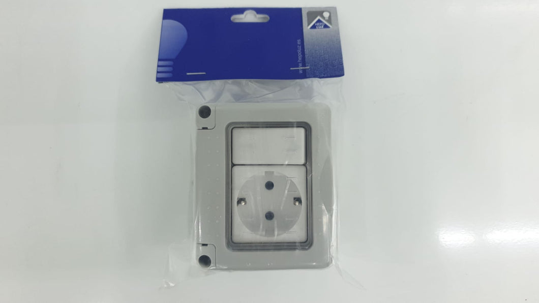 BASE LUZ SCHUKO 056350