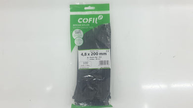 BRIDA PLASTICO 4,8X200 COMTEC (100 unidades)