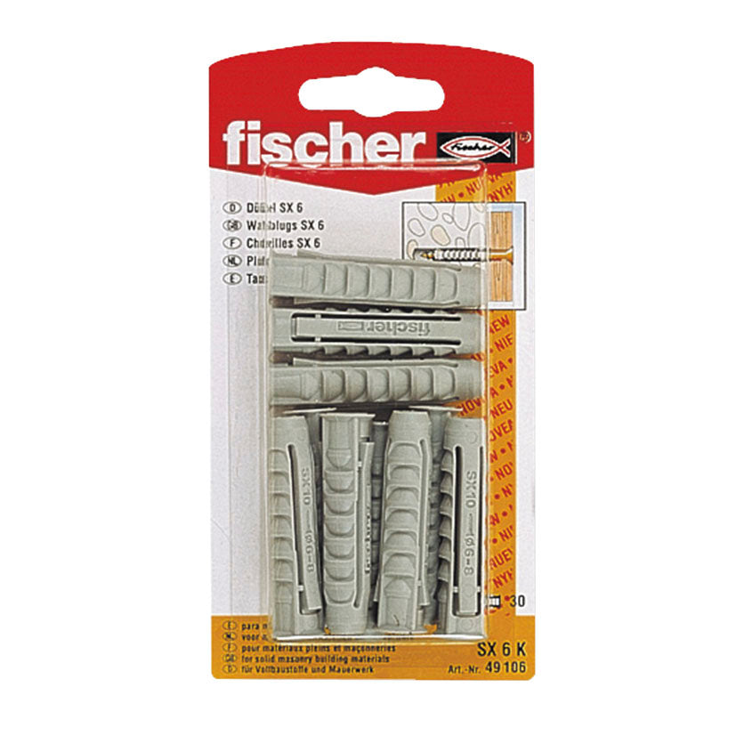 Blister taco SX 12 WL (SX12 + tornillos DIN571) Fischer 2und