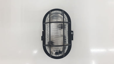 APLIQUE OVAL 60 W NEGRO